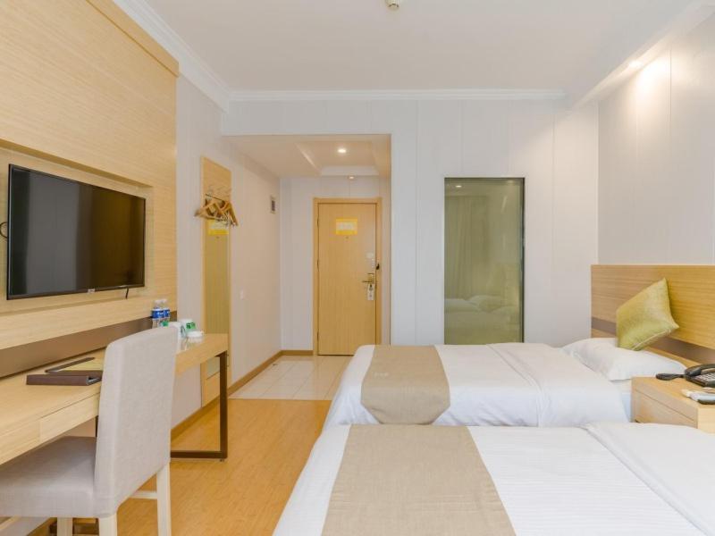 Greentree Inn Anhui Hefei High-Speed Railway South Station Baohe Avenue Government Business Hotel Exterior photo